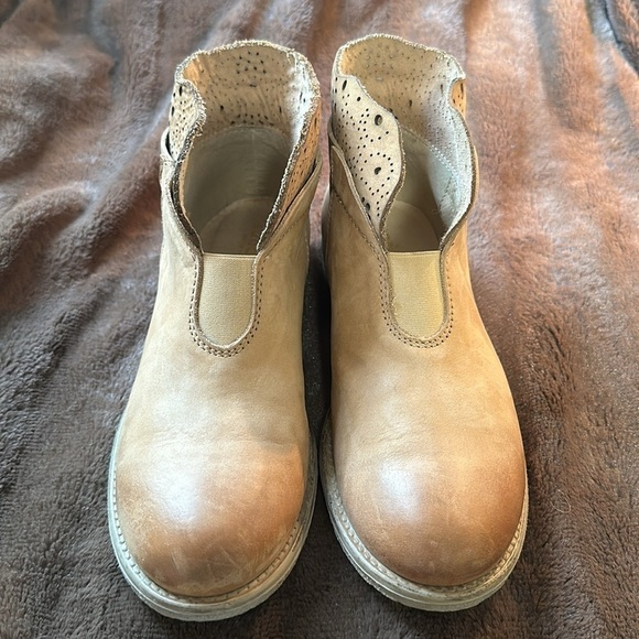 SUNDANCE Stargazer Lace Leather Booties Sz EU 36 US 6 - Picture 2 of 13